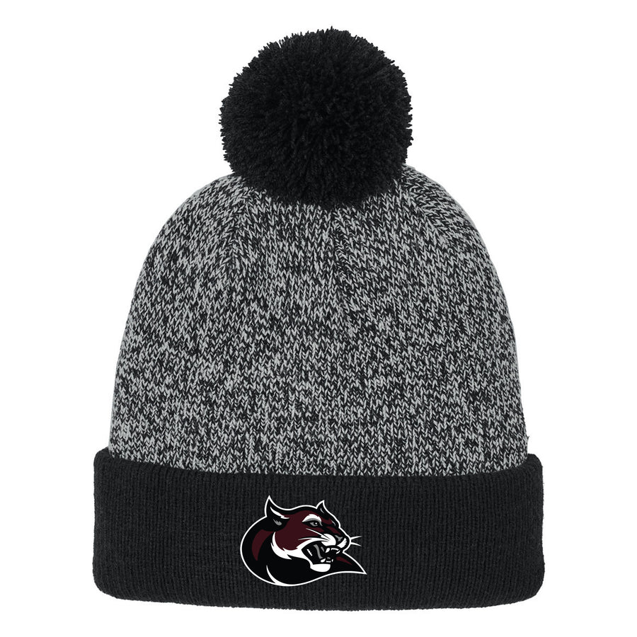 Halftime Heather Pom Beanie