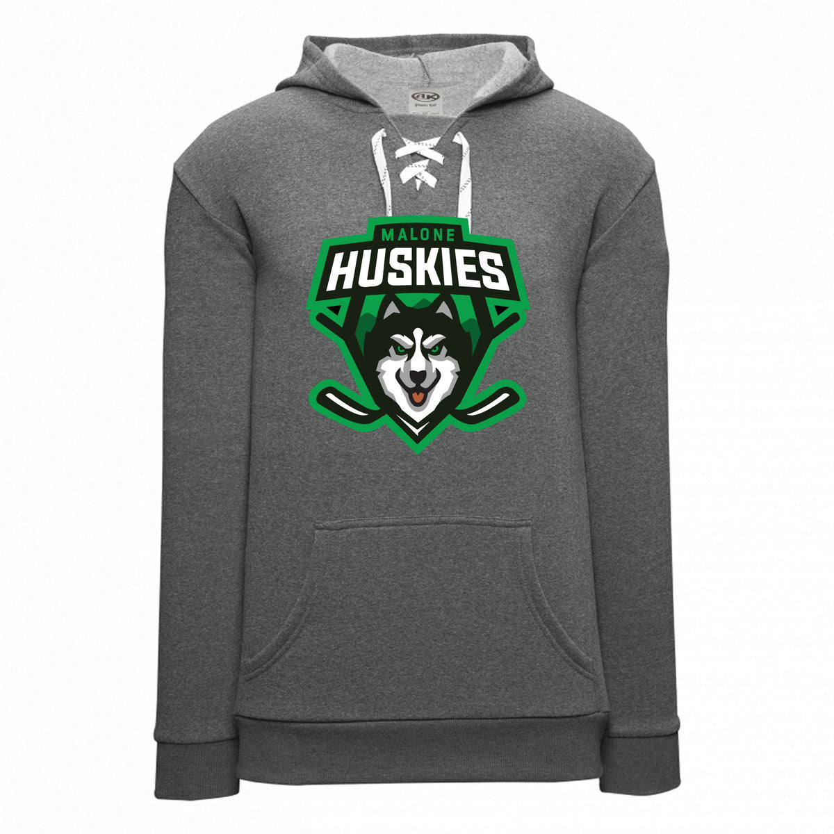 Adult and Youth Apparel Sweatshirt — Heather Charcoal, front