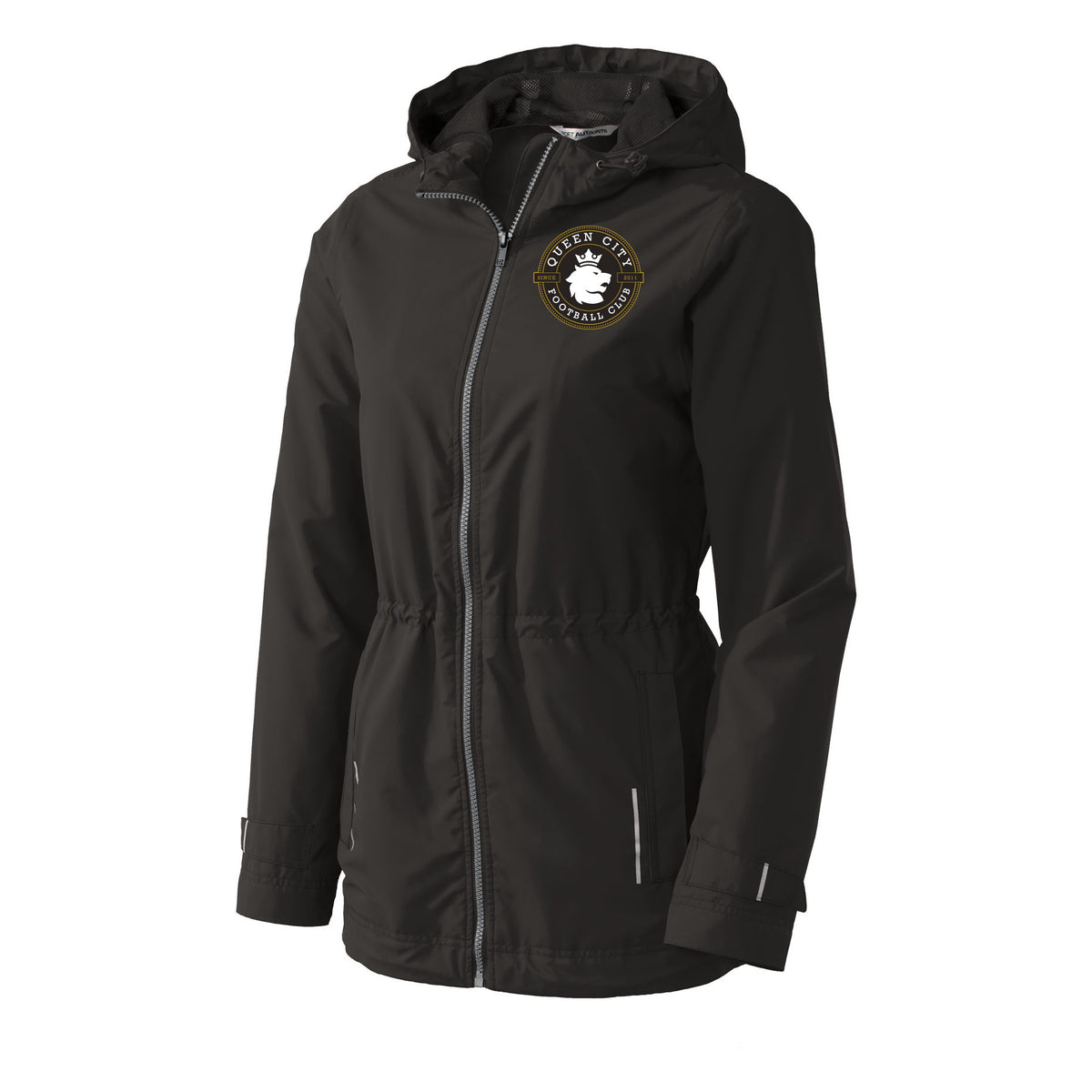 Port Authority Women's Northwest Slicker — Black, front