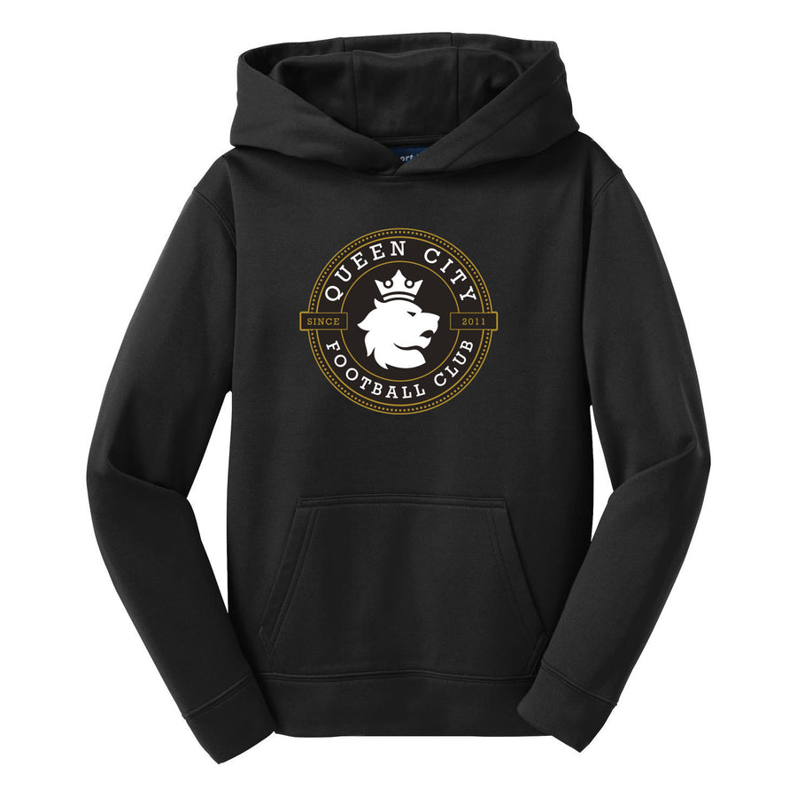 Youth Sport-Wick Fleece Hooded Pullover
