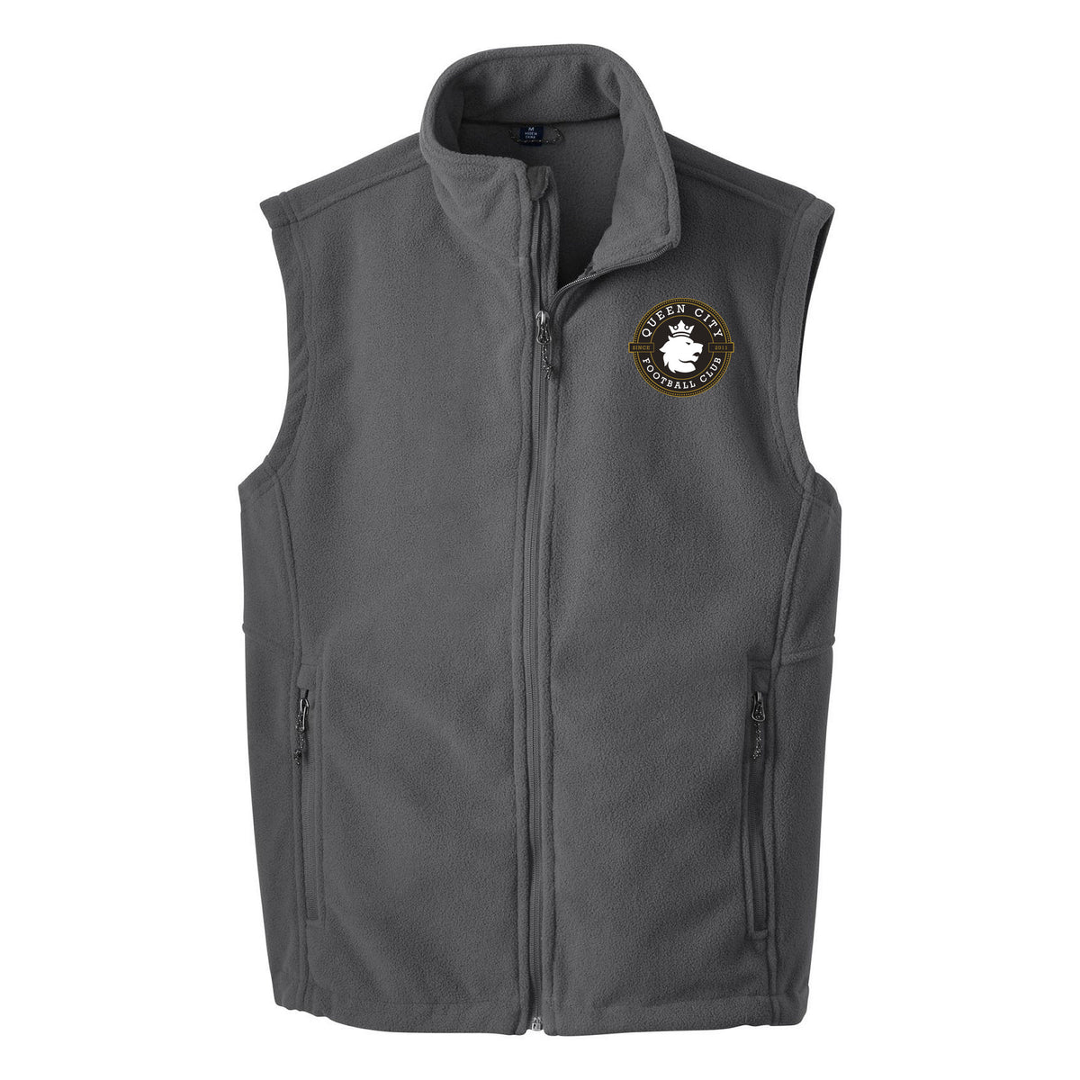 Port Authority Value Fleece Vest — Iron Grey, front