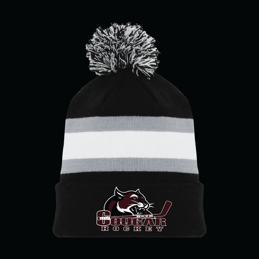 Hockey Toque Black/white