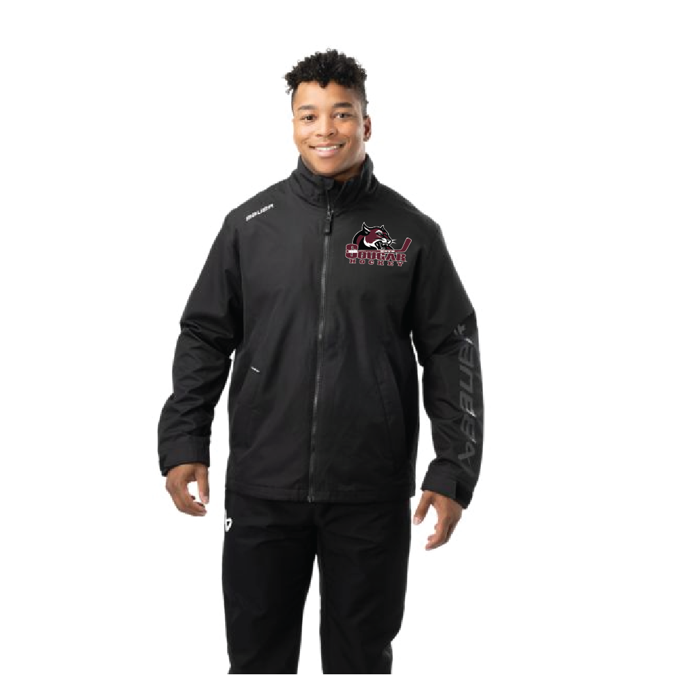 BAUER S24 TEAM LIGHTWEIGHT JACKET Adult and youth-BLACK