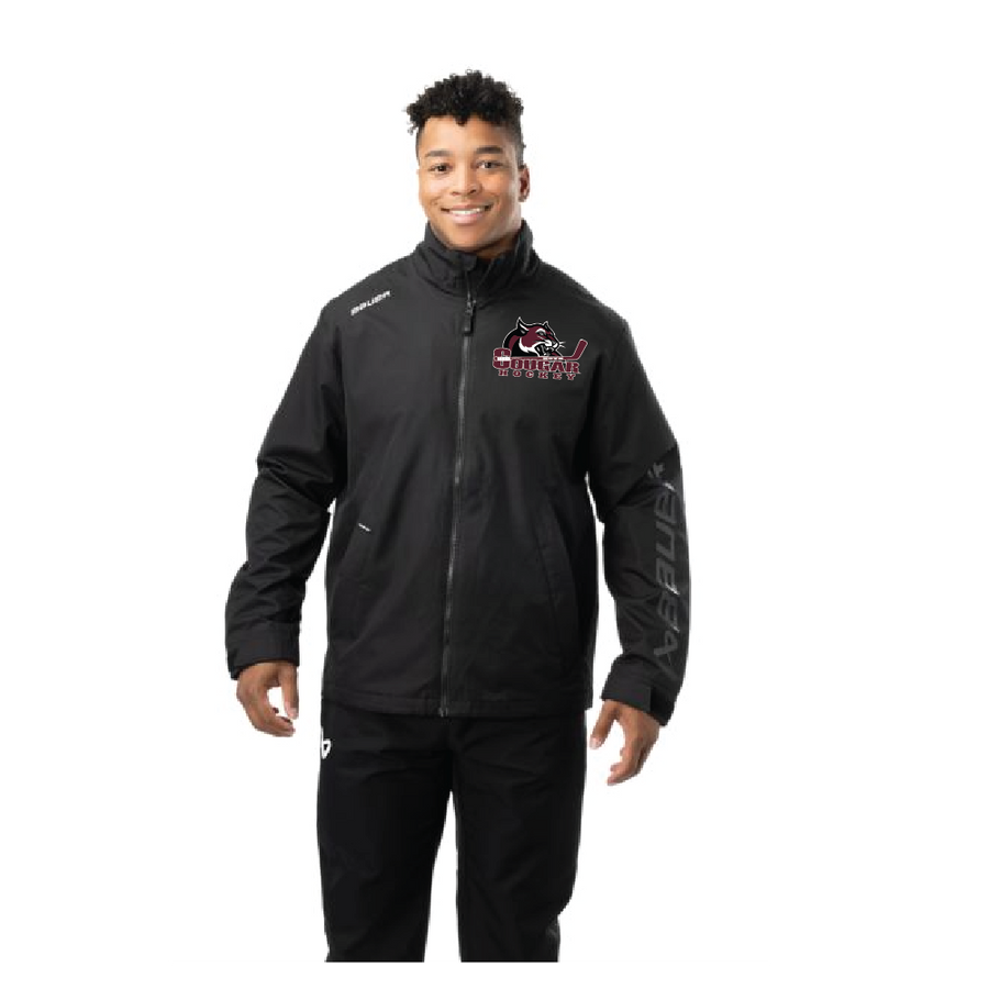 BAUER S24 TEAM LIGHTWEIGHT JACKET Adult and youth-BLACK