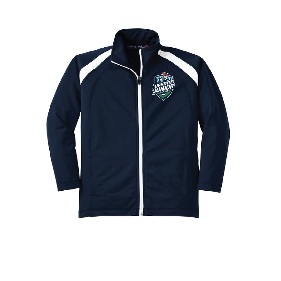 Embroidered Youth Tricot Track Jacket