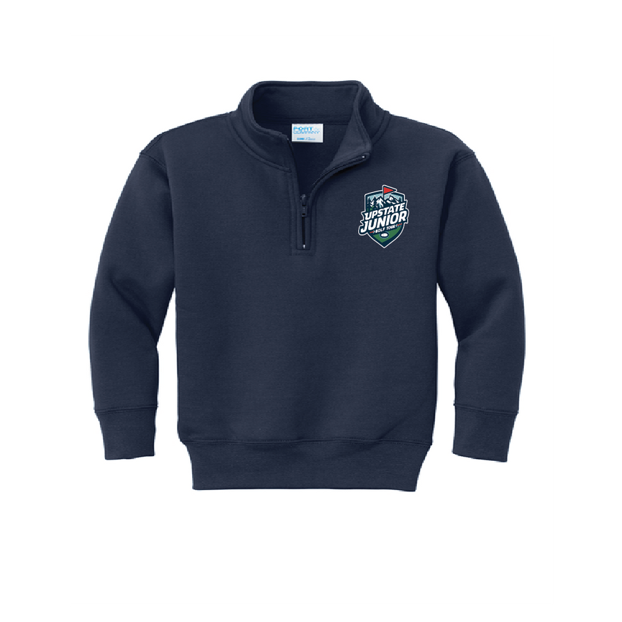 Embroidered Youth Core Fleece 1/4-Zip Pullover Sweatshirt
