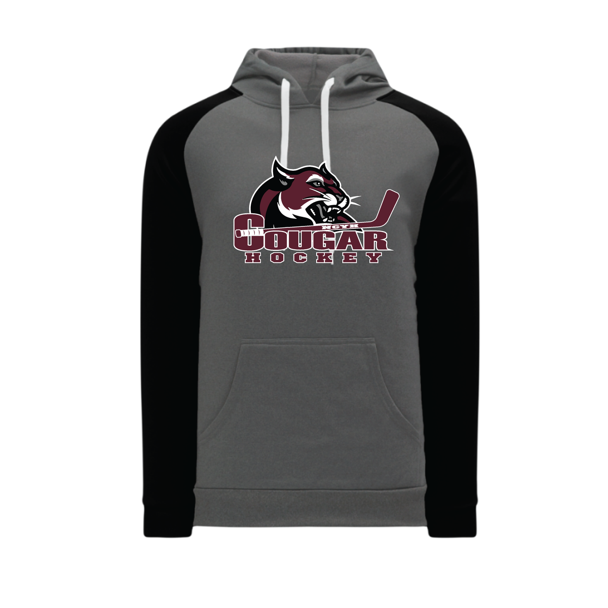 Apparel Sweatshirts  Heather Charcoal, Black