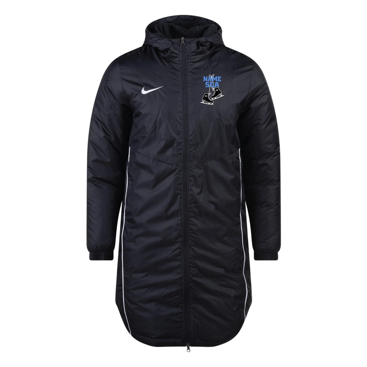 Nike Park 26 SDF Jacket Embroidered — Black, Logo 1, front