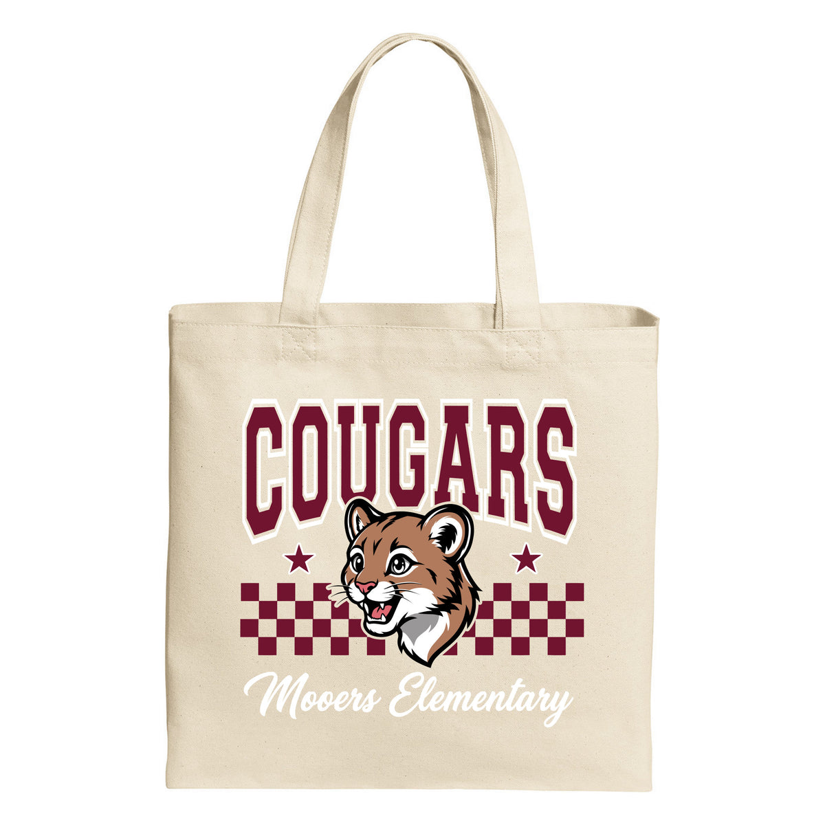 Canvas Tote — Natural, Logo 5, front