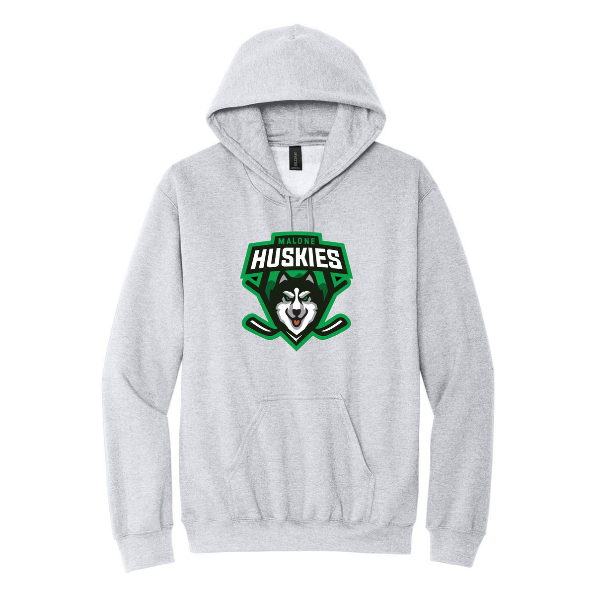 Gildan Softstyle Midweight Pullover Hooded Sweatshirt — Ash Grey, front