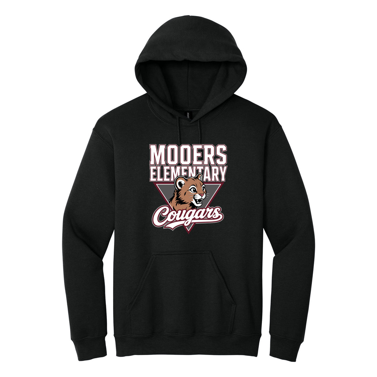 Cobras Teacher Hoodie — Black, Logo 2, front