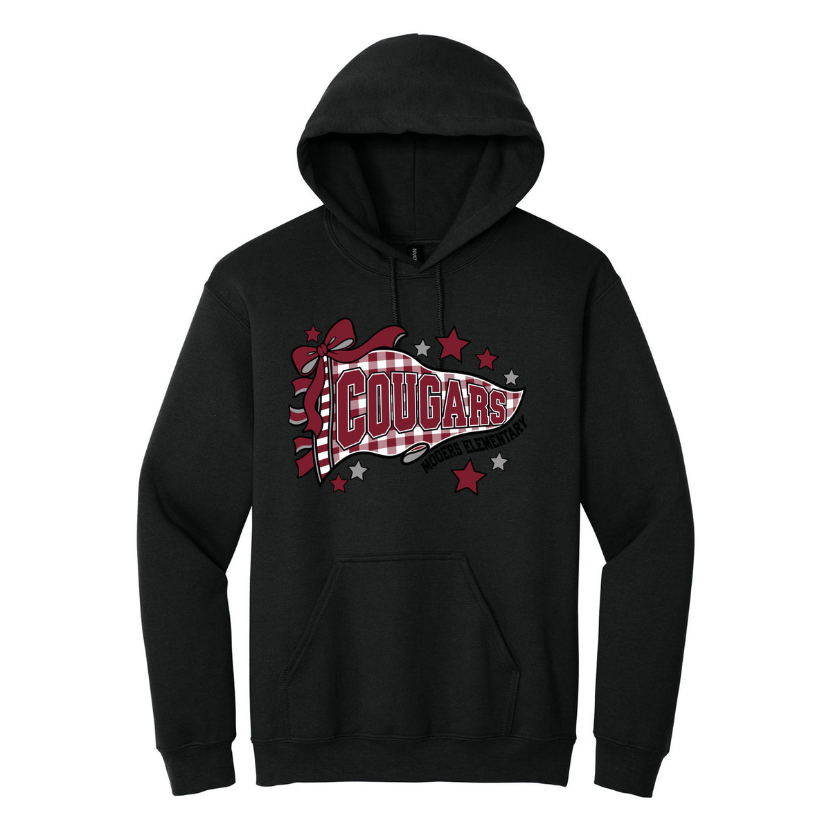 Cobras Teacher Hoodie — Black, Logo 3, front