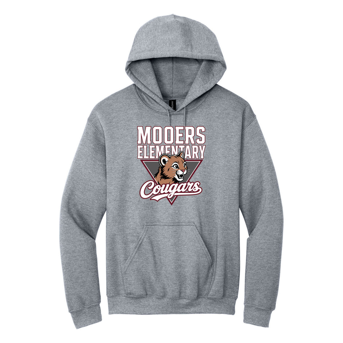 Cobras Teacher Hoodie — Sport Grey, Logo 2, front