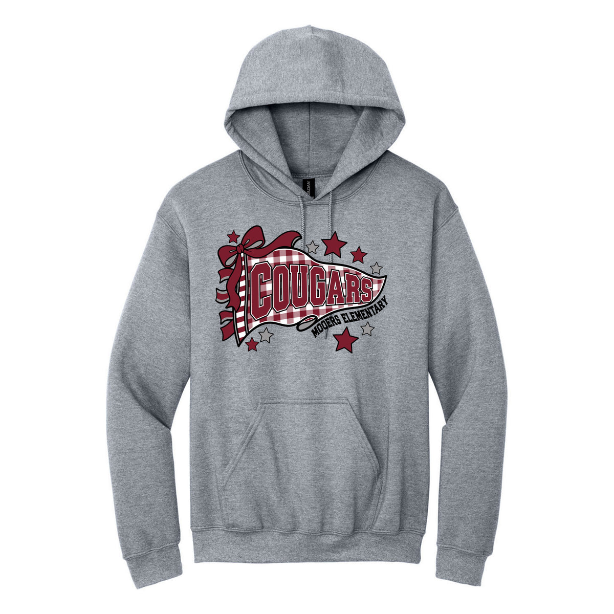 Cobras Teacher Hoodie — Sport Grey, Logo 3, front
