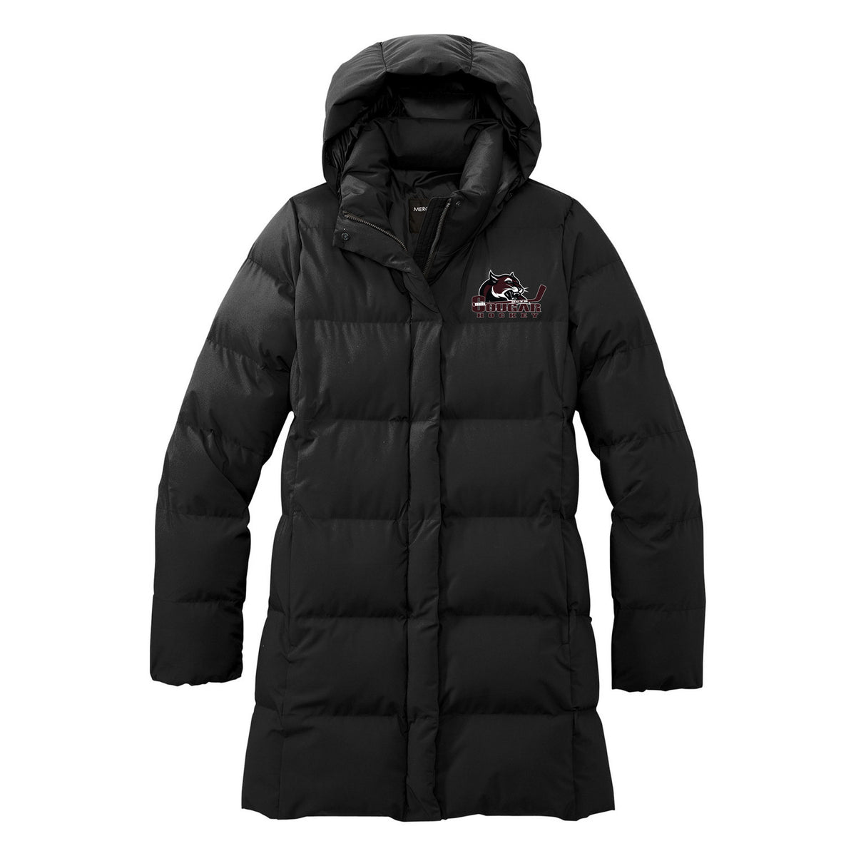 Mercer+Mettle Women's Puffy Parka — Deep Black, front