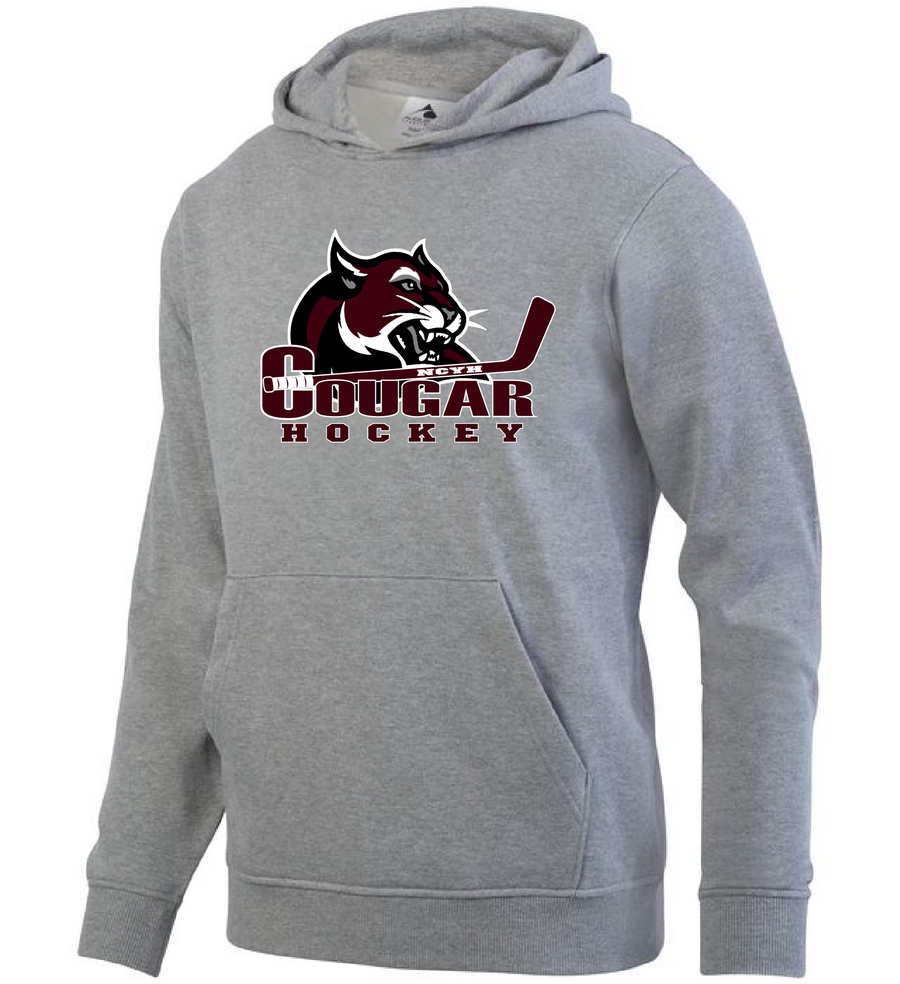 Youth and Adult 60/40 Fleece Grey Hoodie