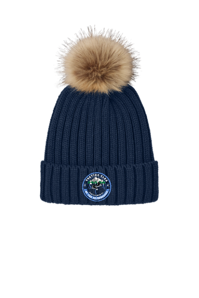 Faux Fur Pom Beanie