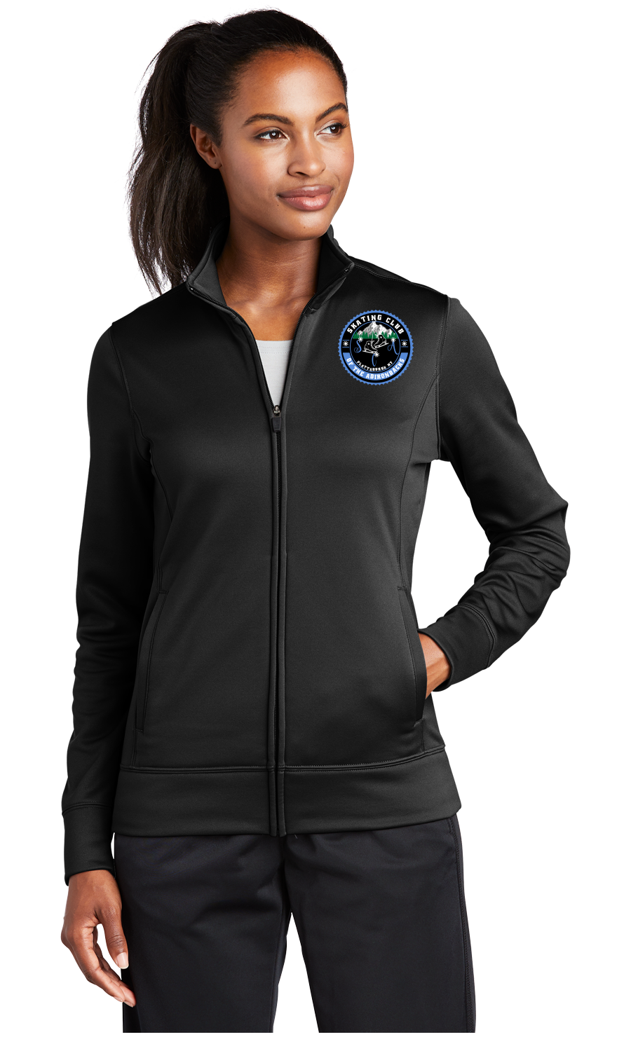 Ladies Sport-Wick Fleece Full-Zip Jacket