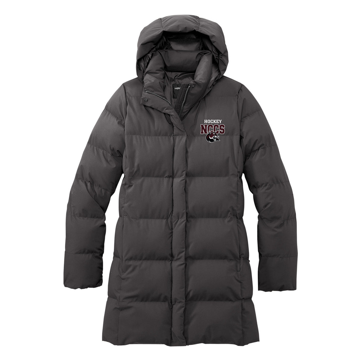 Mercer+Mettle Women's Puffy Parka — Anchor Grey, front