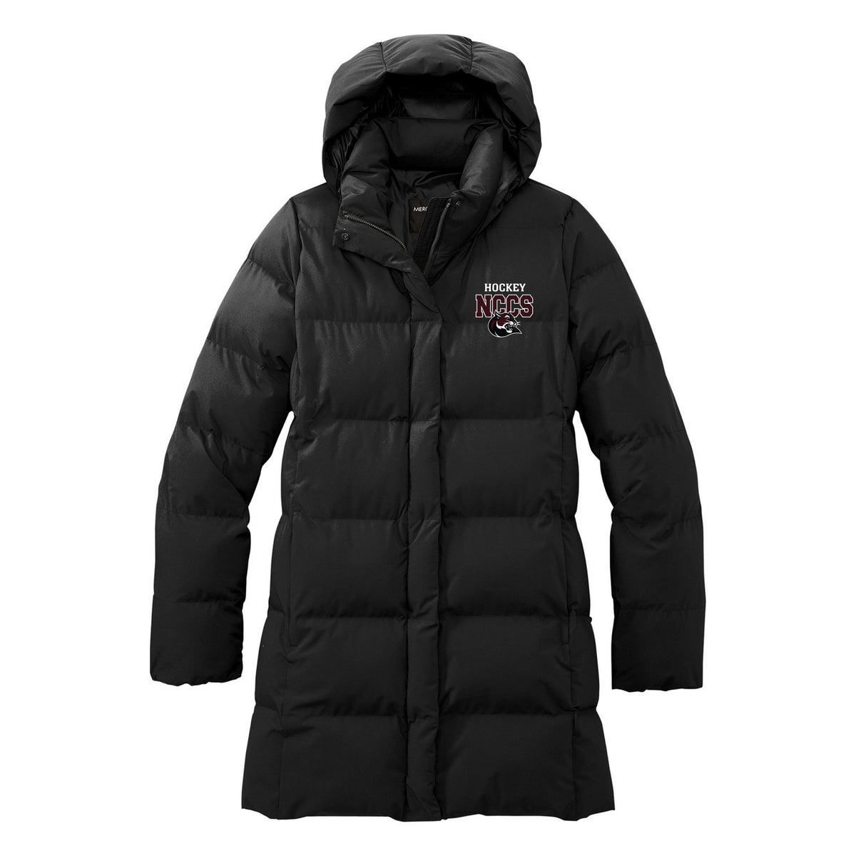 Mercer+Mettle Women's Puffy Parka — Deep Black, front