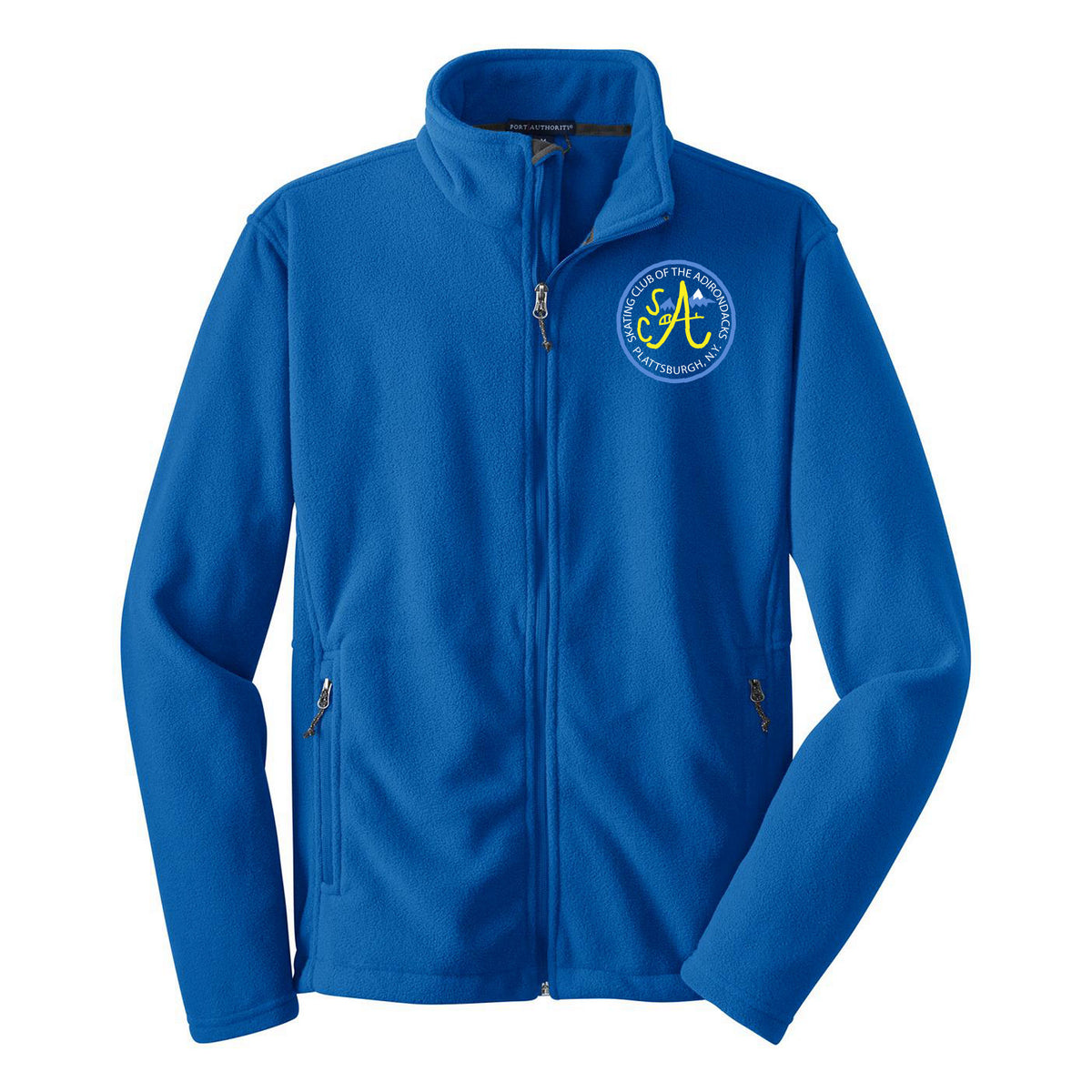 Port Authority Youth Value Fleece Jacket — True Royal, Logo 2, front