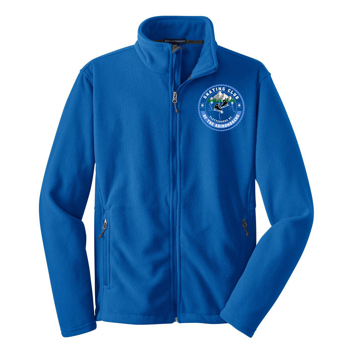 Port Authority Youth Value Fleece Jacket — True Royal, Logo 1, front