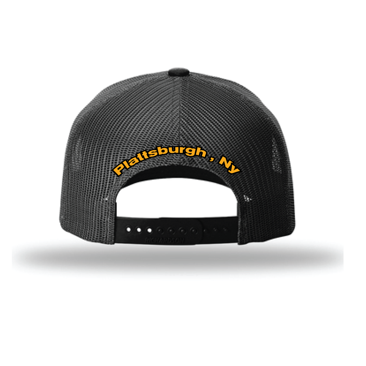 Embroidered Snapback Five-Panel Trucker Cap