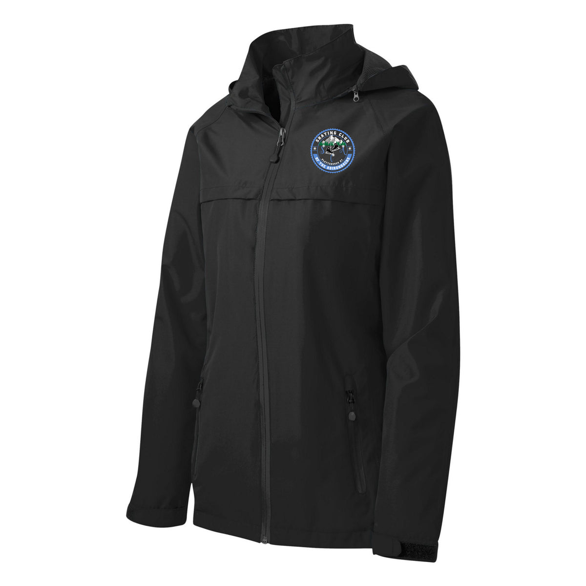Port Authority Women's Torrent Waterproof Jacket — Black, Logo 1, front