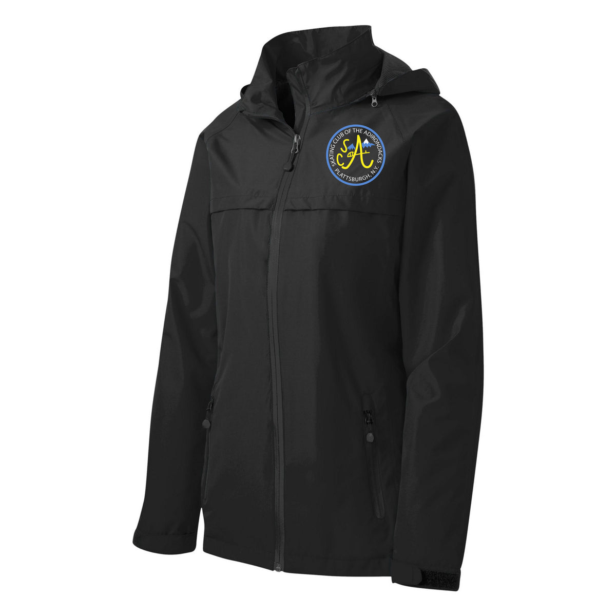 Port Authority Women's Torrent Waterproof Jacket — Black, Logo 2, front
