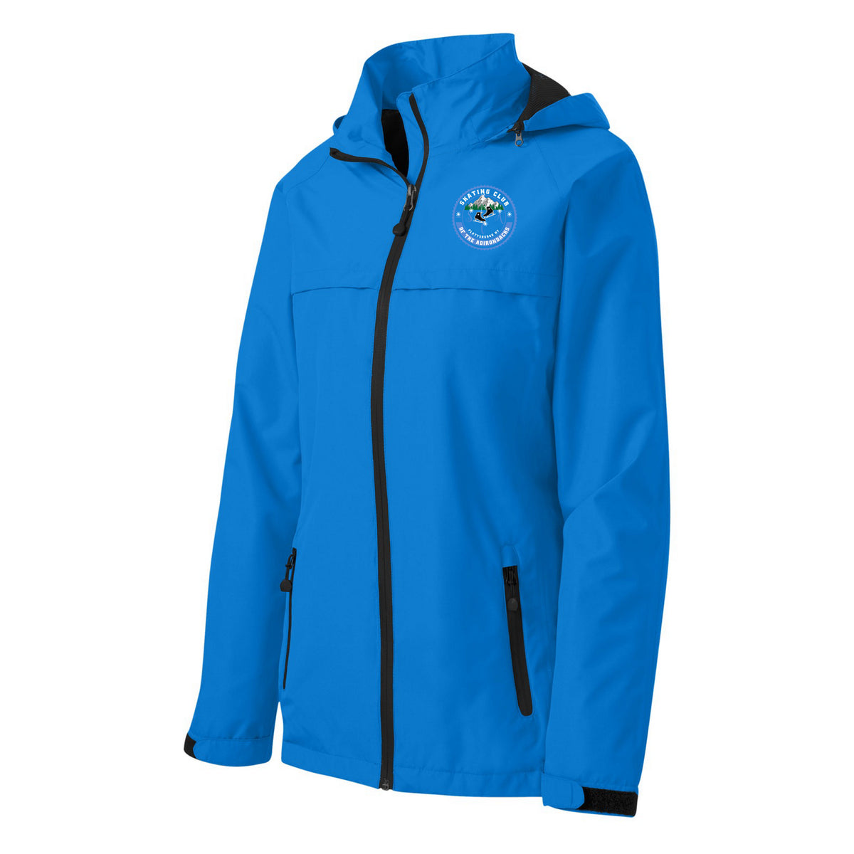Port Authority Women's Torrent Waterproof Jacket — Direct Blue, Logo 1, front