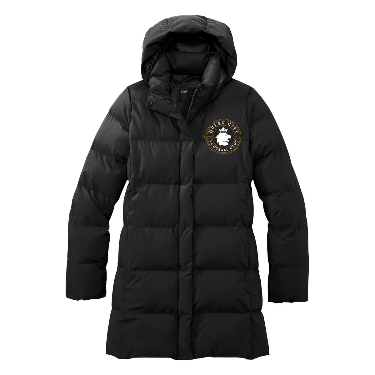 Mercer+Mettle Women's Puffy Parka — Deep Black, front