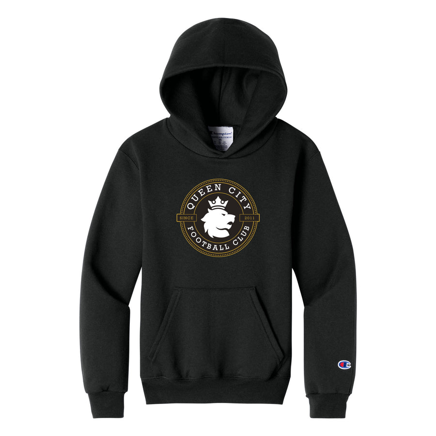 Champion Youth Powerblend Hooded Sweatshirt