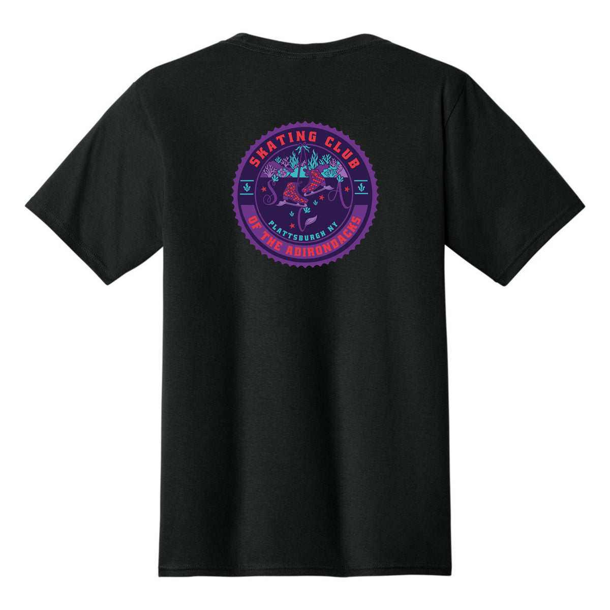 Adult Fan Favorite Tee — Jet Black, back