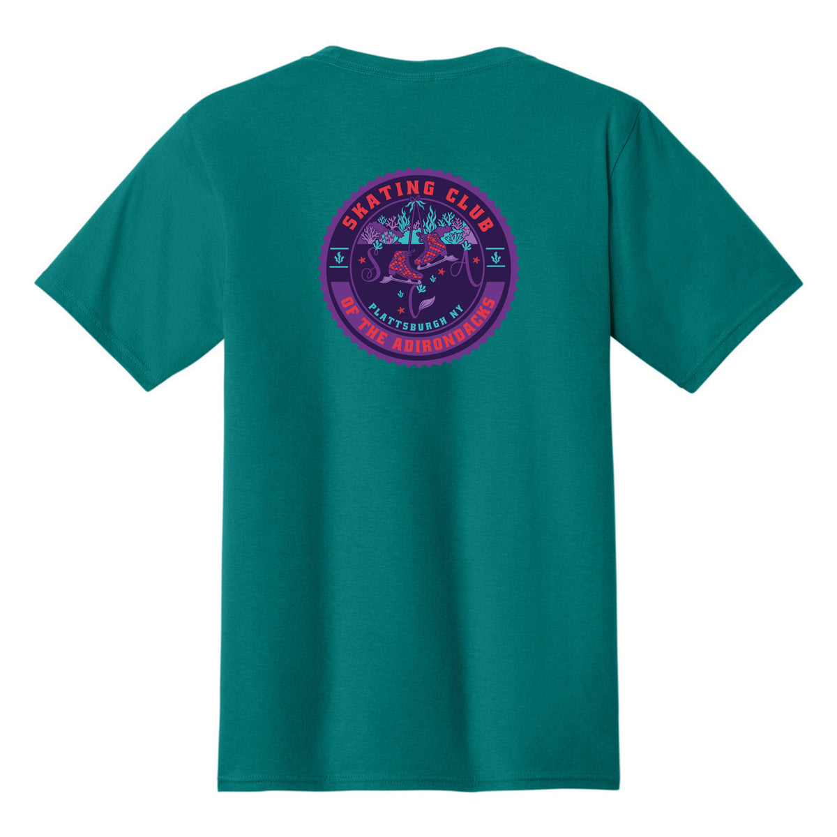 Adult Fan Favorite Tee — Team Teal, back