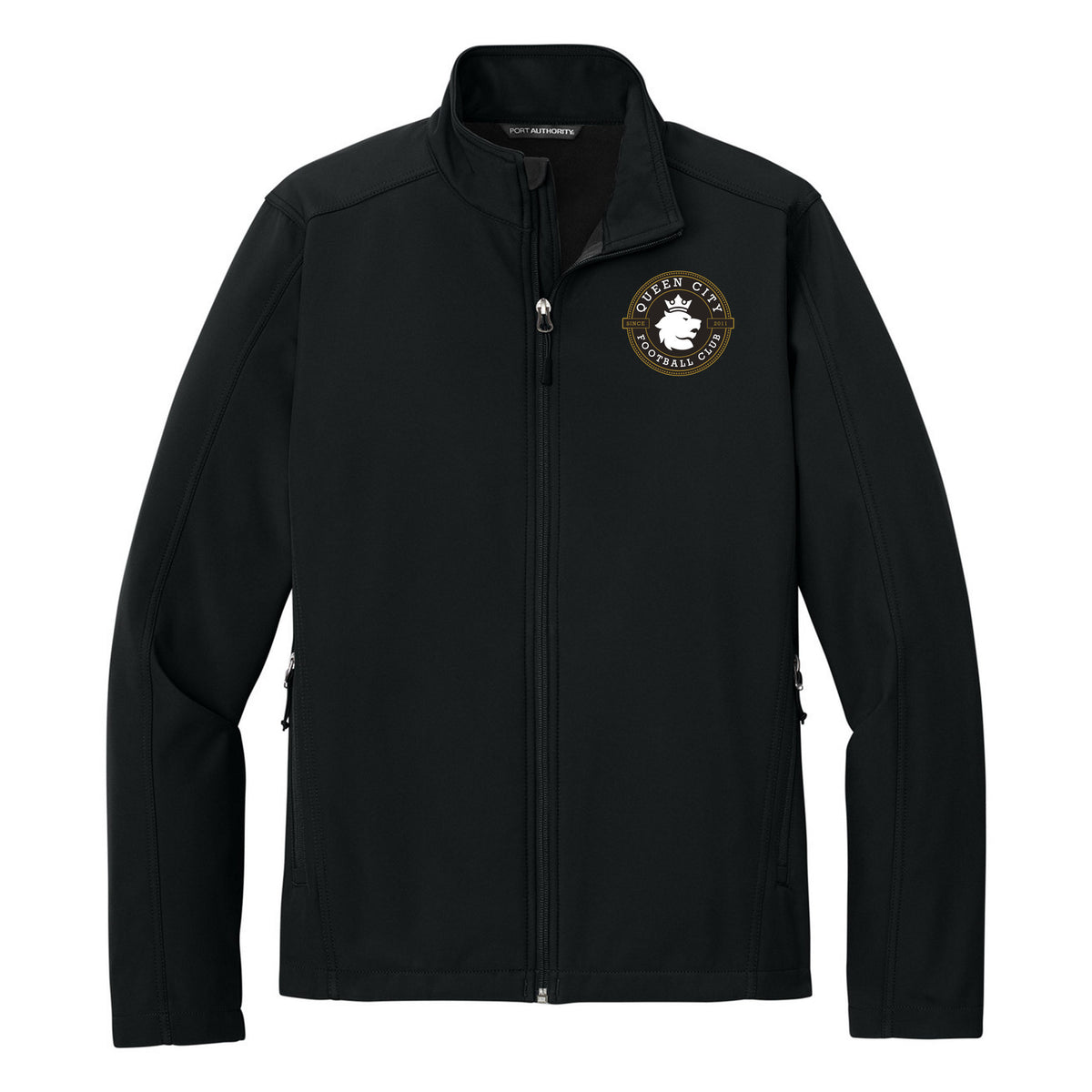 Port Authority Core Soft Shell Jacket — Black, front