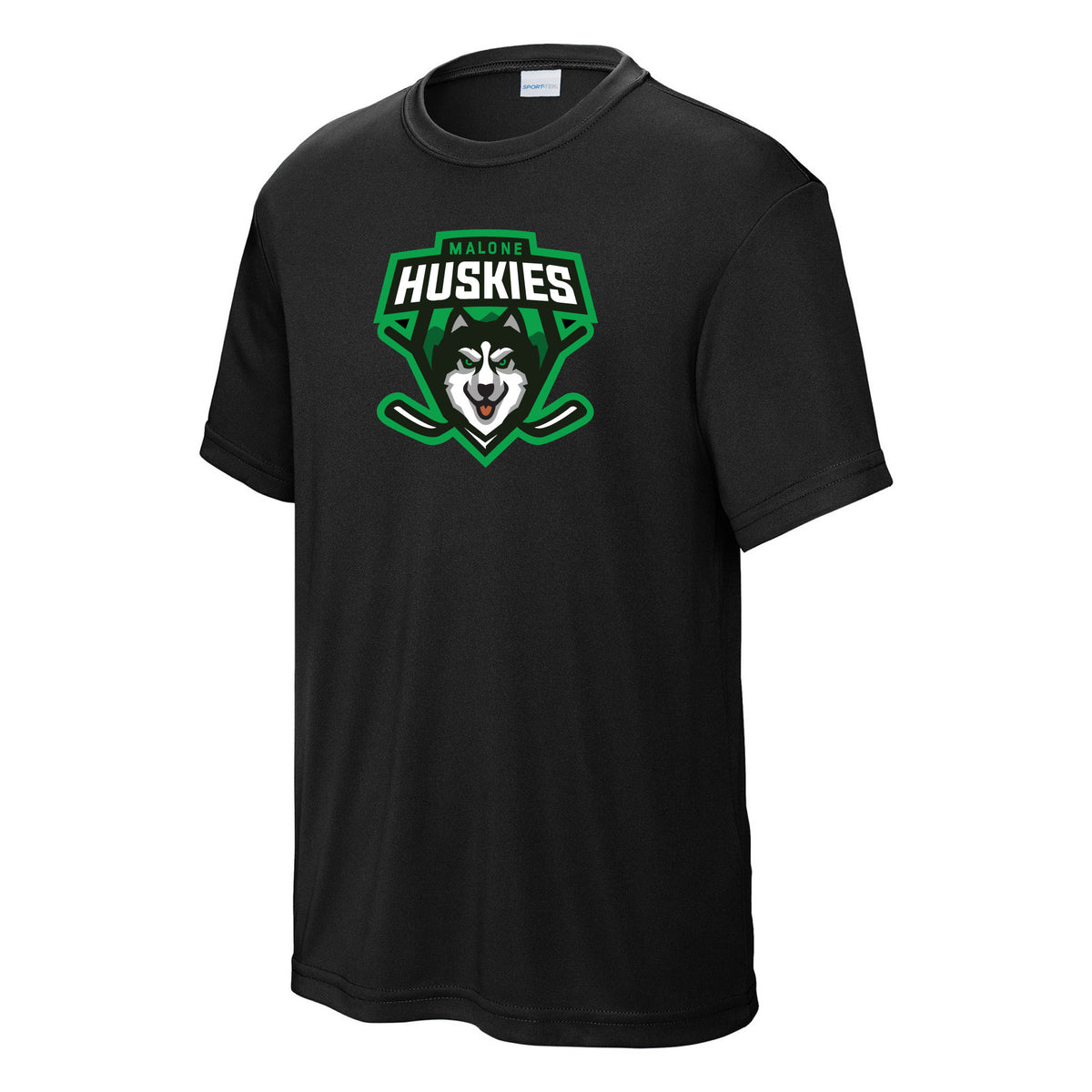 Youth Competitor Tee — Black, front