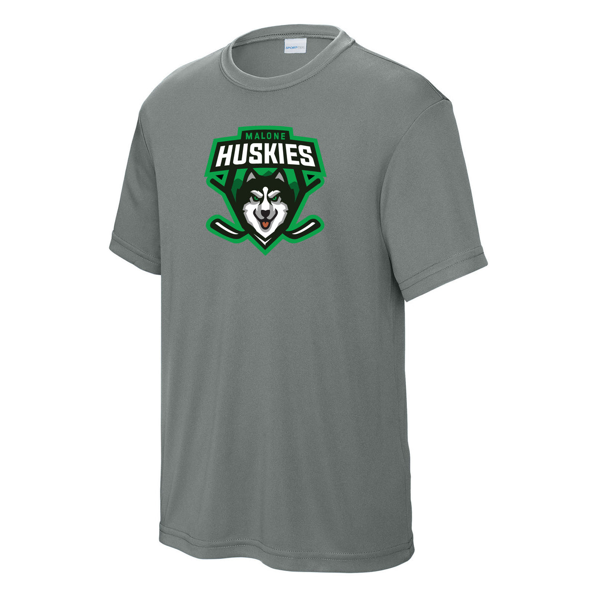 Youth Competitor Tee — Grey Concrete, front