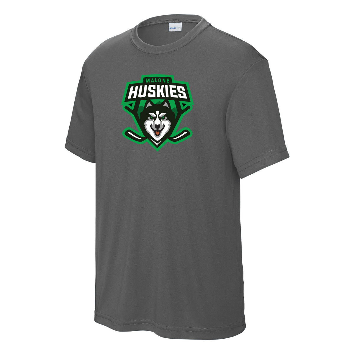Youth Competitor Tee — Iron Grey, front