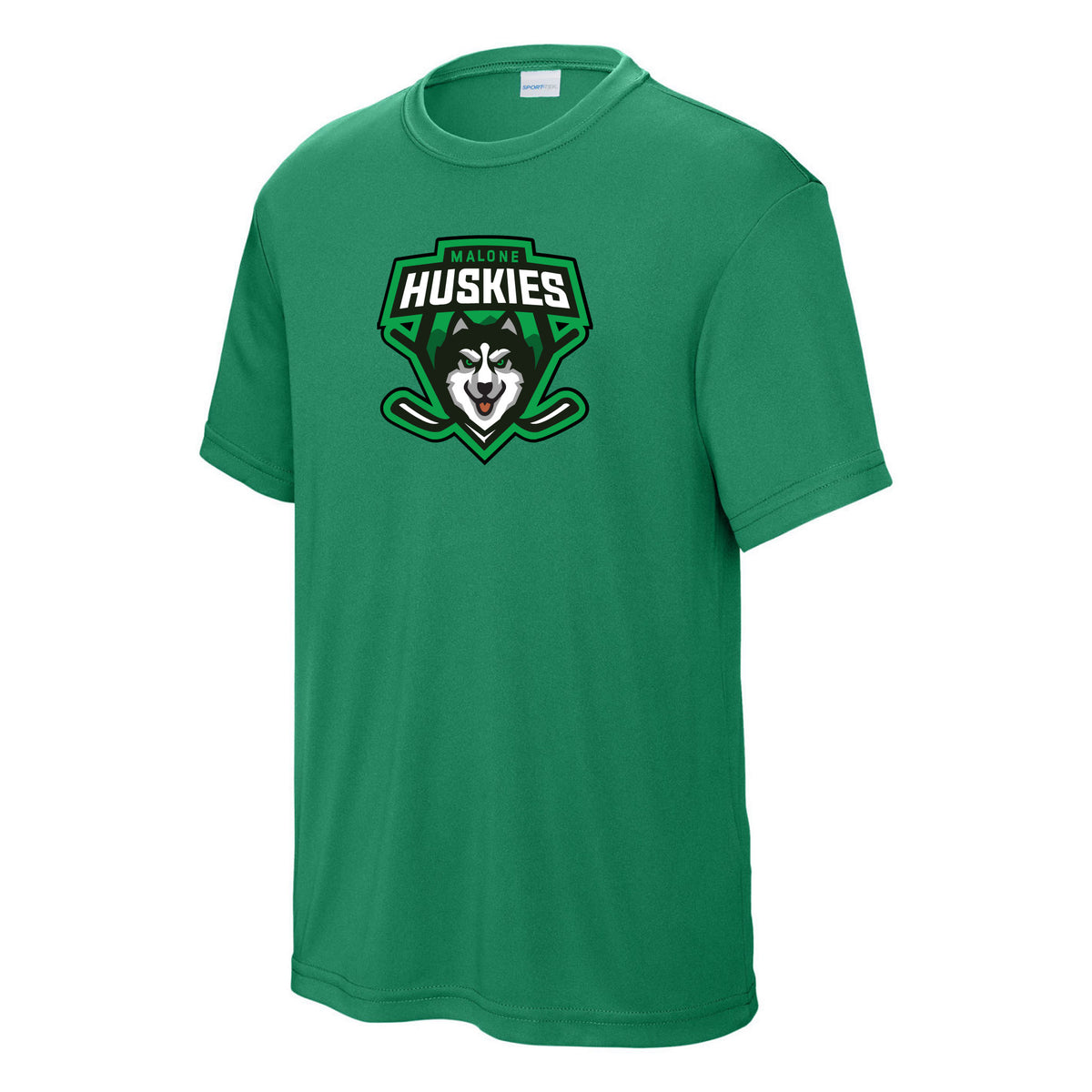 Youth Competitor Tee — Kelly Green, front